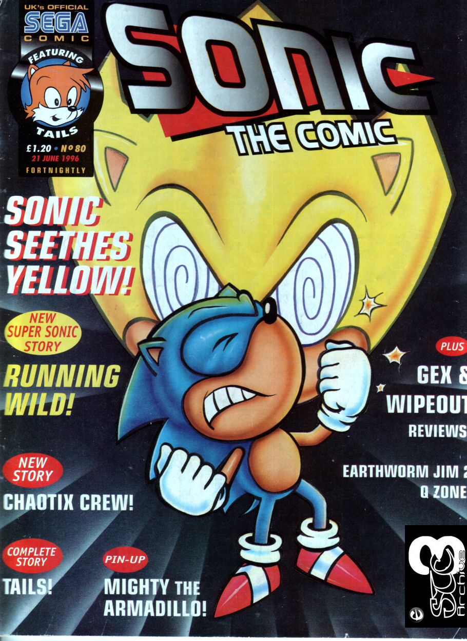 Sonic - The Comic Issue No. 080 Cover Page
